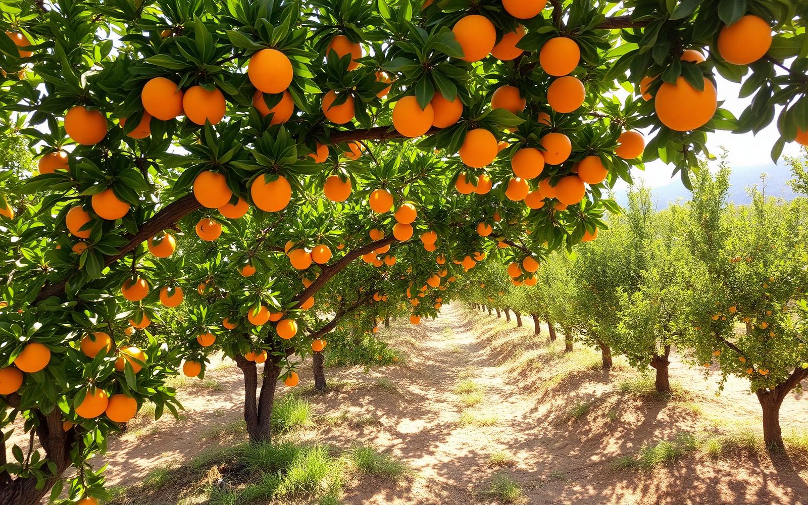 Citrus orchard of Topakas House